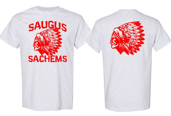 Saugus Sachem New Sachem Ash T-Shirt – Gregorys Graphics Online Store