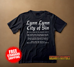 Lynn Lynn City of Sin - Black Adult T-Shirt