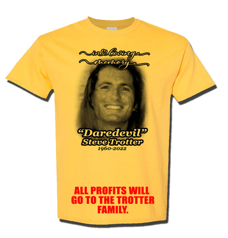 Steve Trotter Memorial Fundraiser T-Shirt - Sunshine Yellow