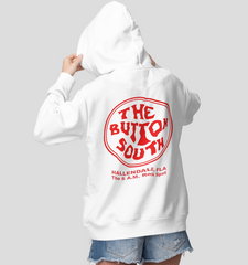 Button South White Hoodie - Adult Sizes