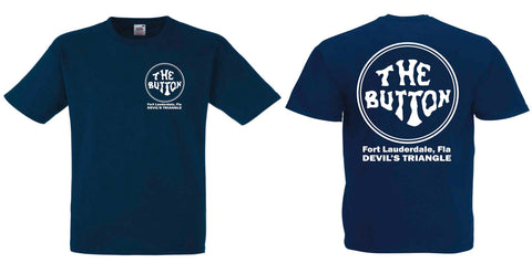 Button on the Beach NAVY T-Shirt (The Original) - 100% Cotton - Short Sleeve