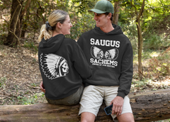 Proud Saugus Sachems Black Hoodie - Adult Sizes