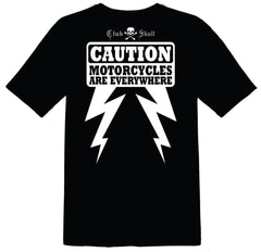 Live To Ride - Ride To Live - Black Short Sleeve T-shirt - Club Skull Clothing