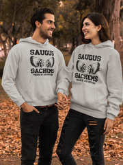 Proud Saugus Sachem ASH GRAY Hoodie - Adult Sizes