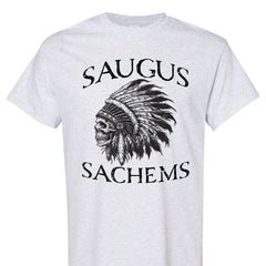 Saugus Sachems Skull - 1 color front print